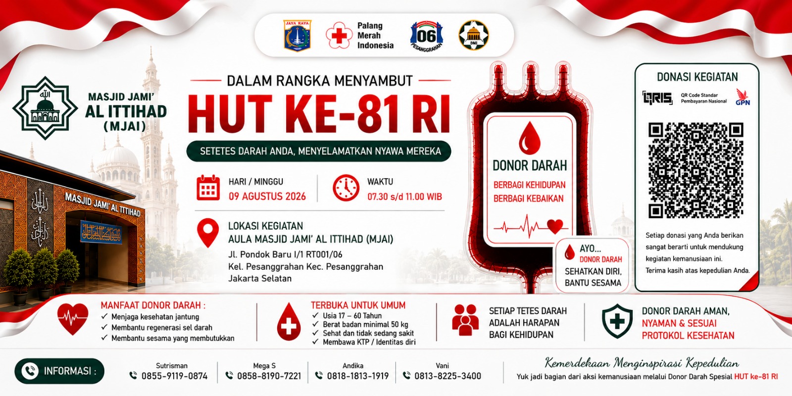 Donor Darah 09 Agustus 2026